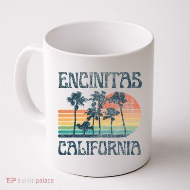Encinitas California Summer Vacation Vintage Coffee Mug