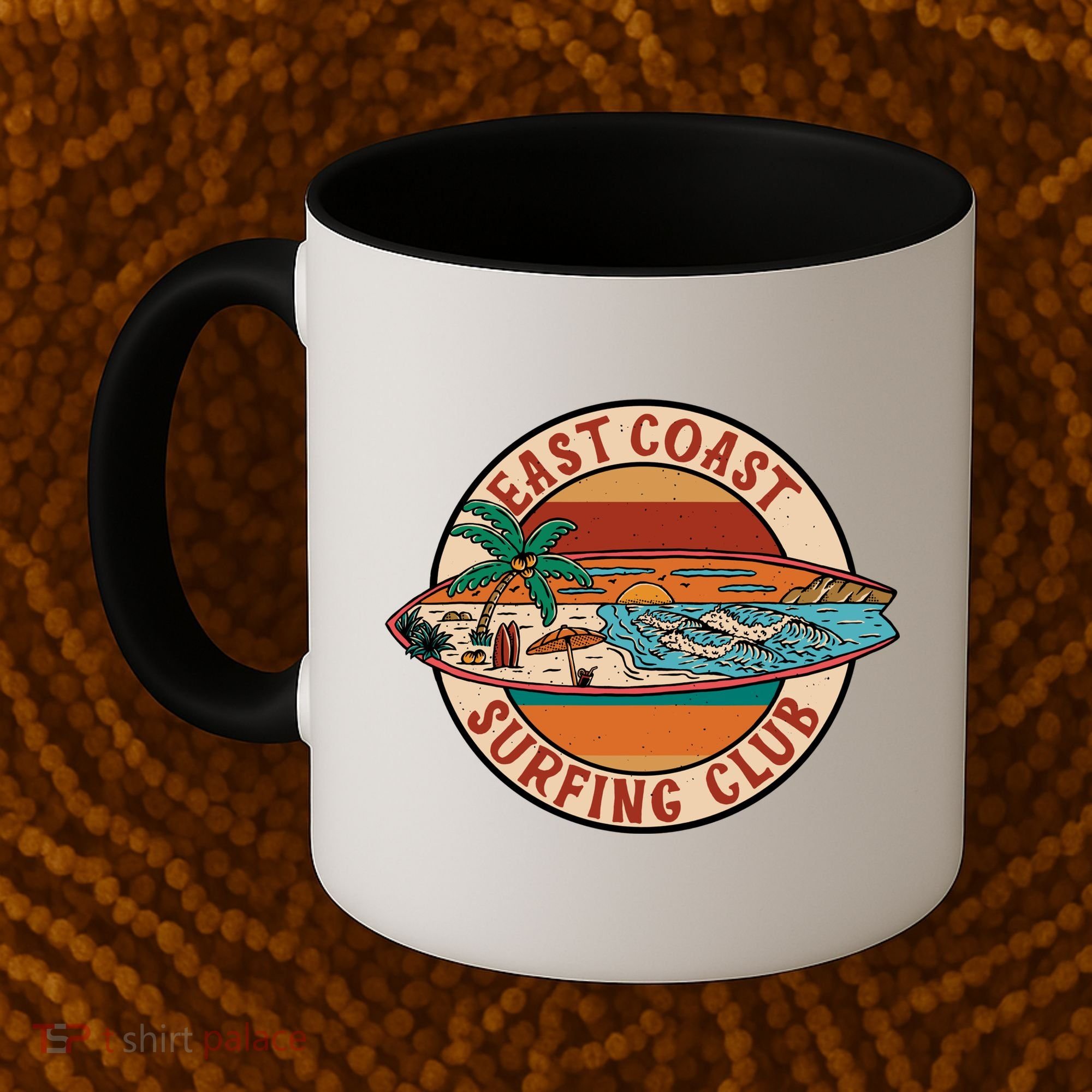 East Coast Surfing Club Summer Paradise Coffee Mug