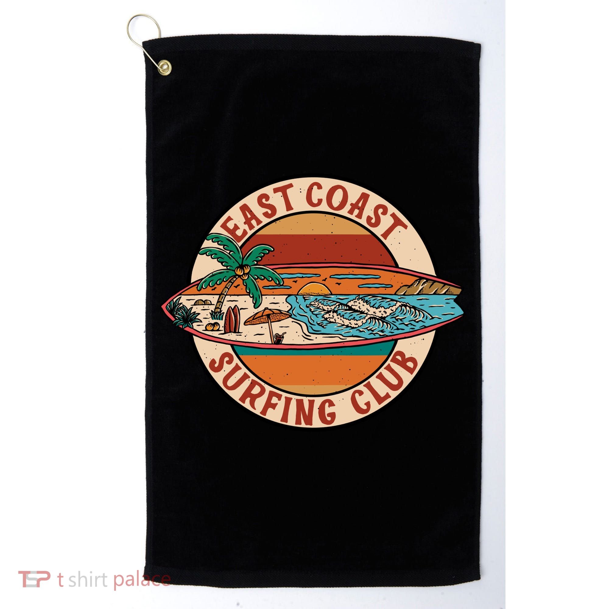 East Coast Surfing Club Summer Paradise Golf Towel