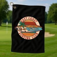 East Coast Surfing Club Summer Paradise Golf Towel thumb 1