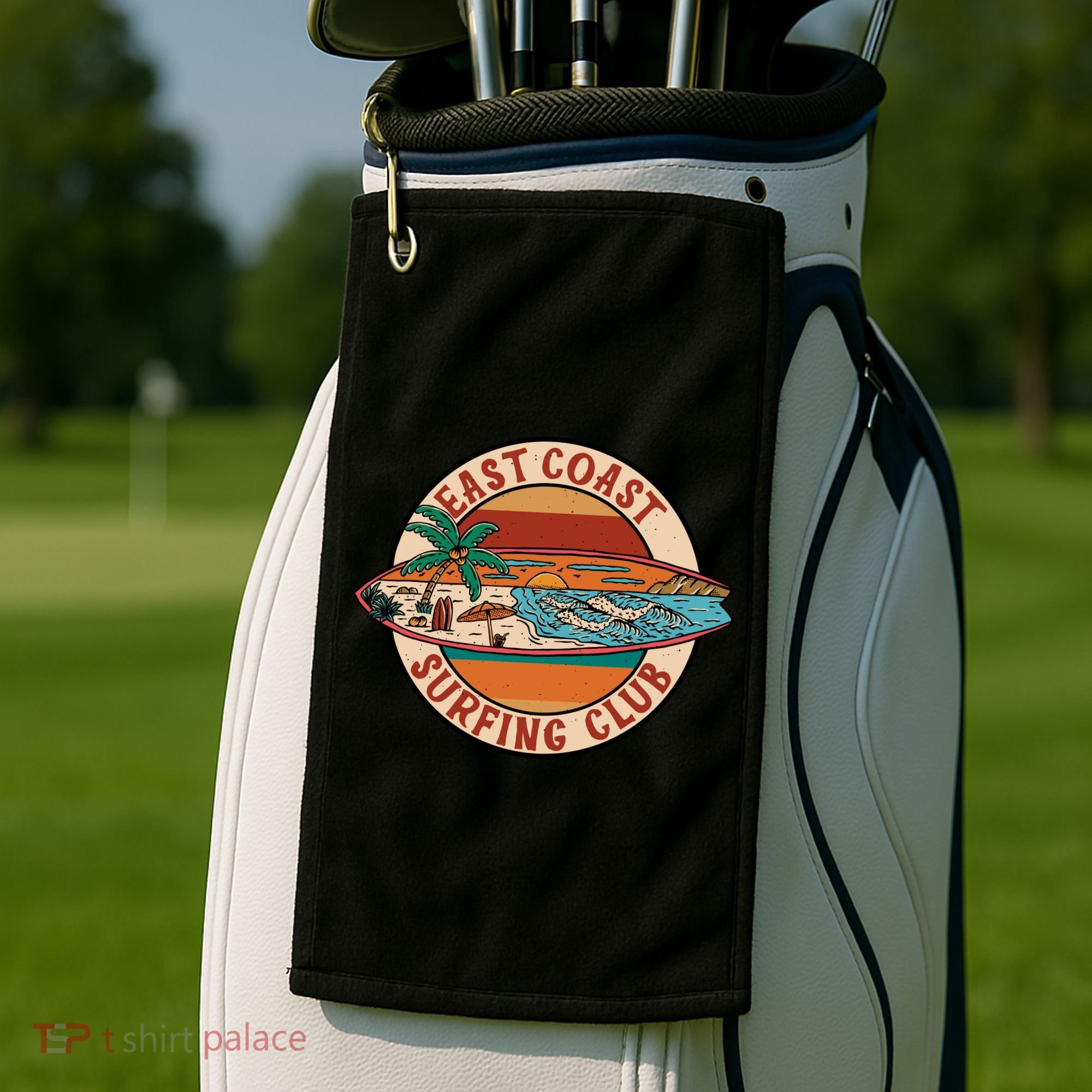 East Coast Surfing Club Summer Paradise Golf Towel