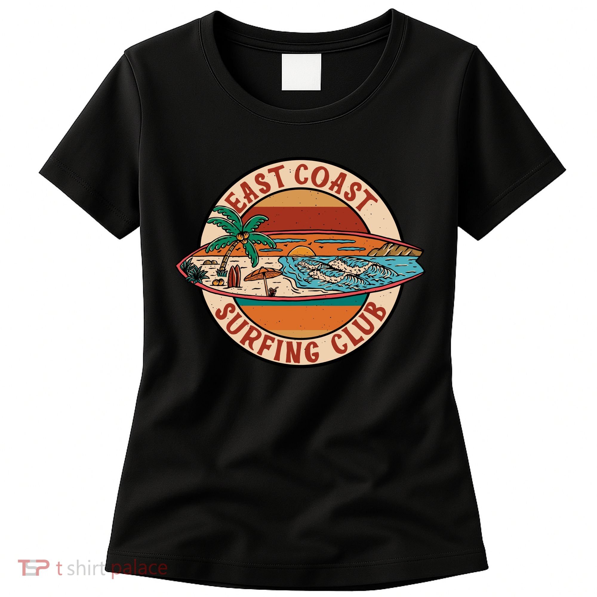 East Coast Surfing Club Summer Paradise Women's T-Shirt