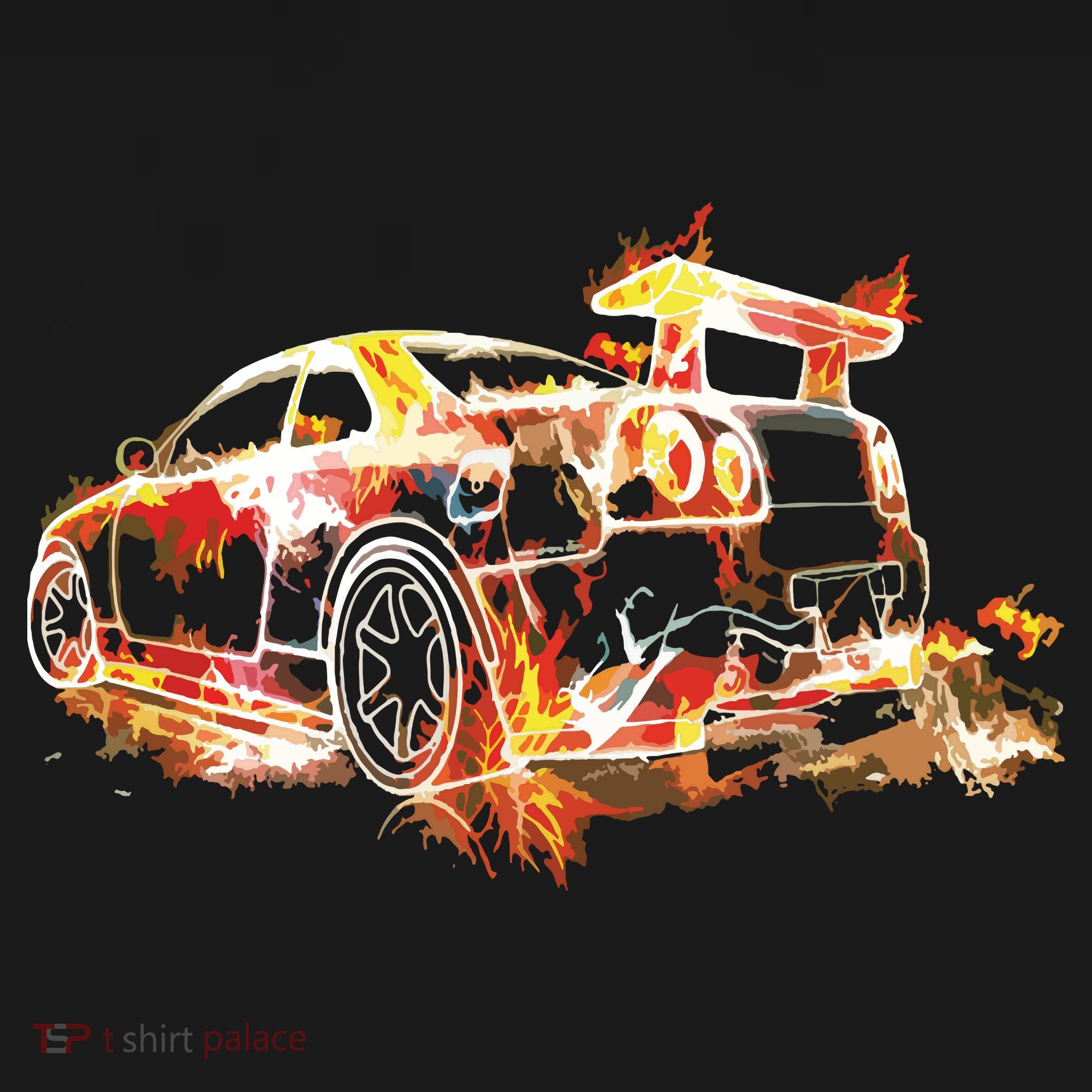 Exotic Car Supercharge Turbo Sports Car Women's Tank Top
