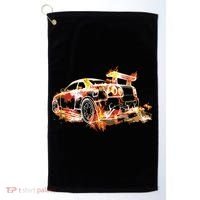 Exotic Car Supercharge Turbo Sports Car Golf Towel thumb 0