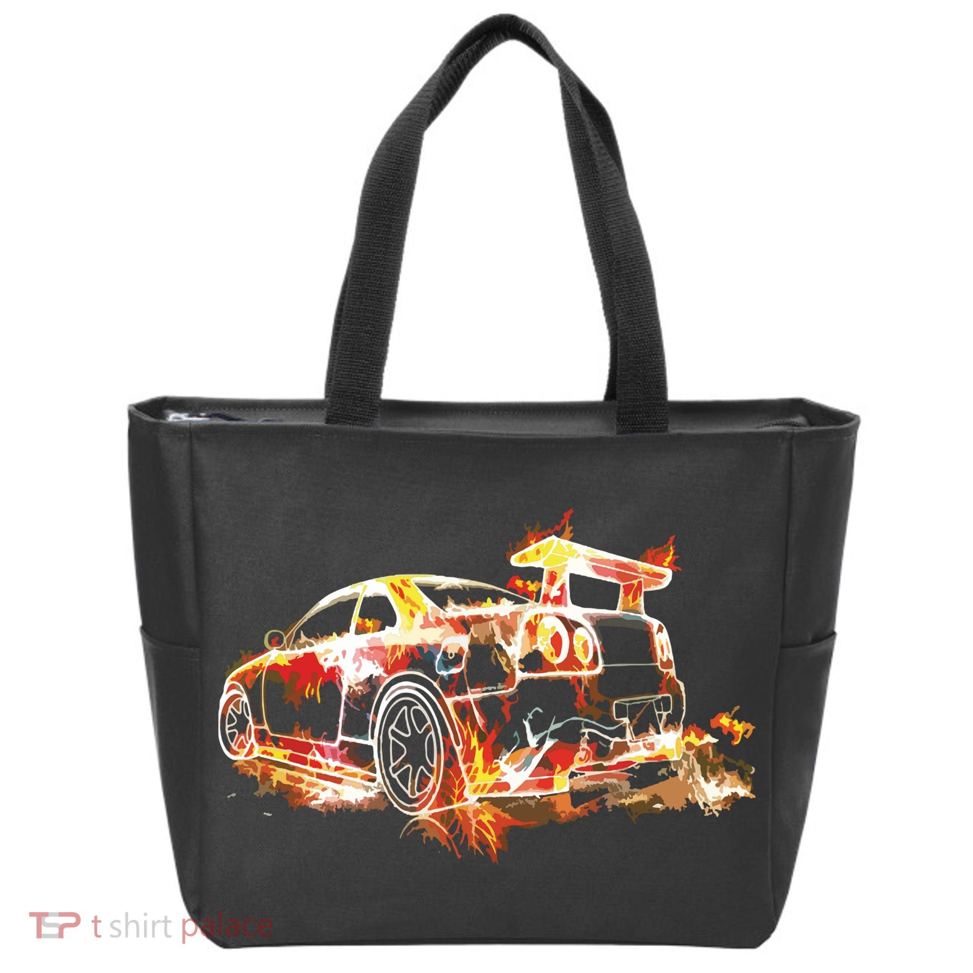 Exotic Car Supercharge Turbo Sports Car Tote Bag