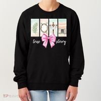 Easter Coquette True Story Jesus Religious Christian Women's Sweatshirt thumb 0