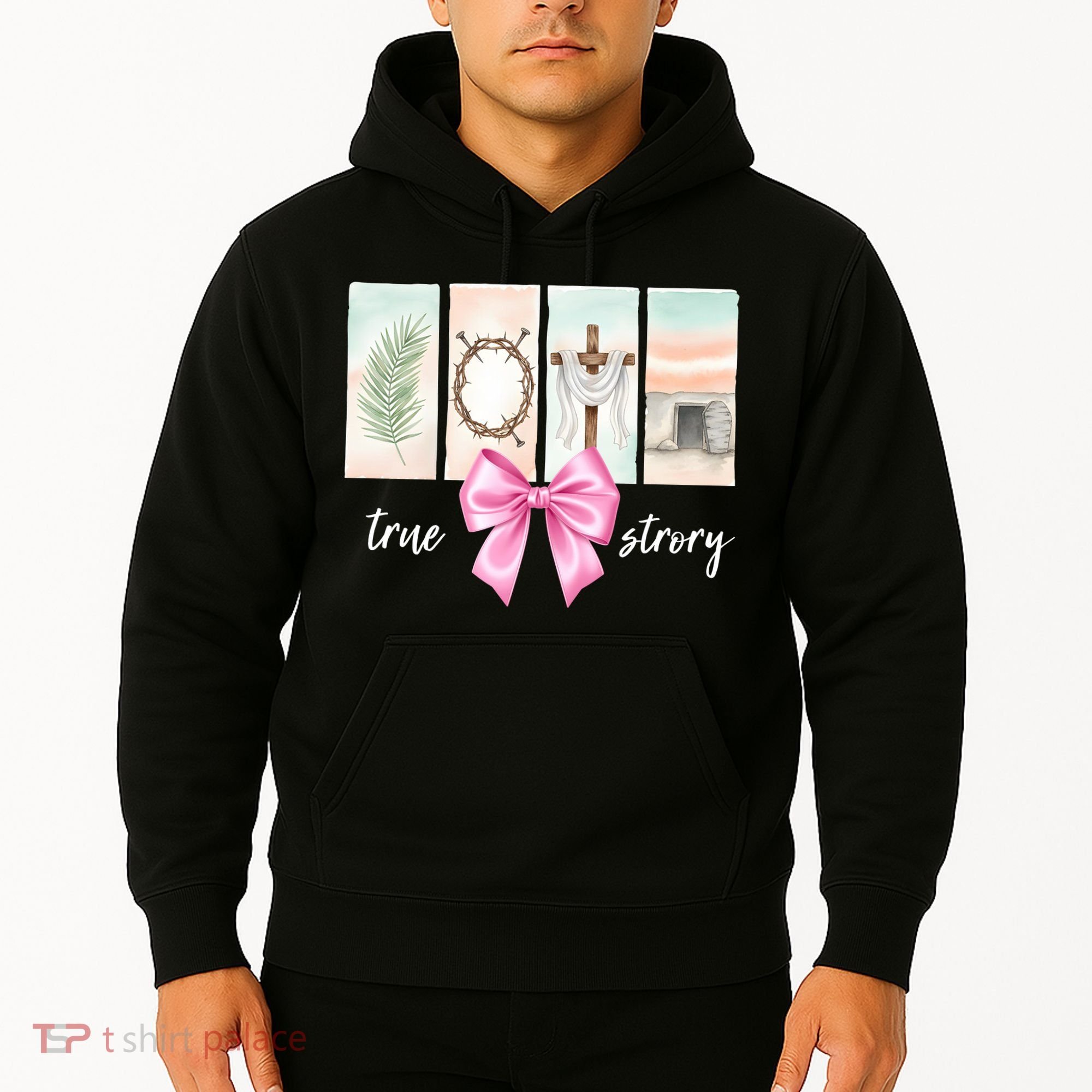 Easter Coquette True Story Jesus Religious Christian Hoodie