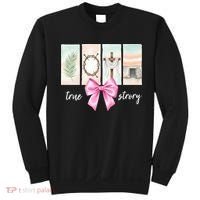 Easter Coquette True Story Jesus Religious Christian Sweatshirt thumb 0