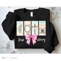 Easter Coquette True Story Jesus Religious Christian Sweatshirt thumb 2
