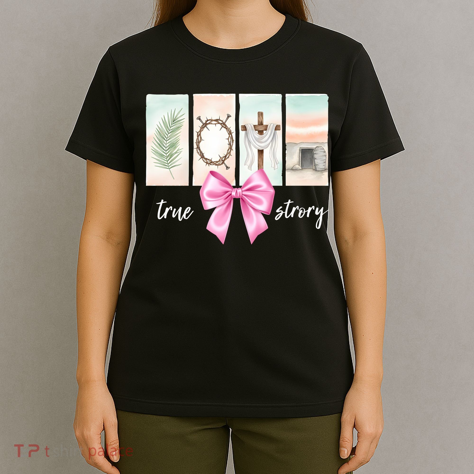 Easter Coquette True Story Jesus Religious Christian T-Shirt