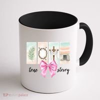 Easter Coquette True Story Jesus Religious Christian Coffee Mug thumb 1