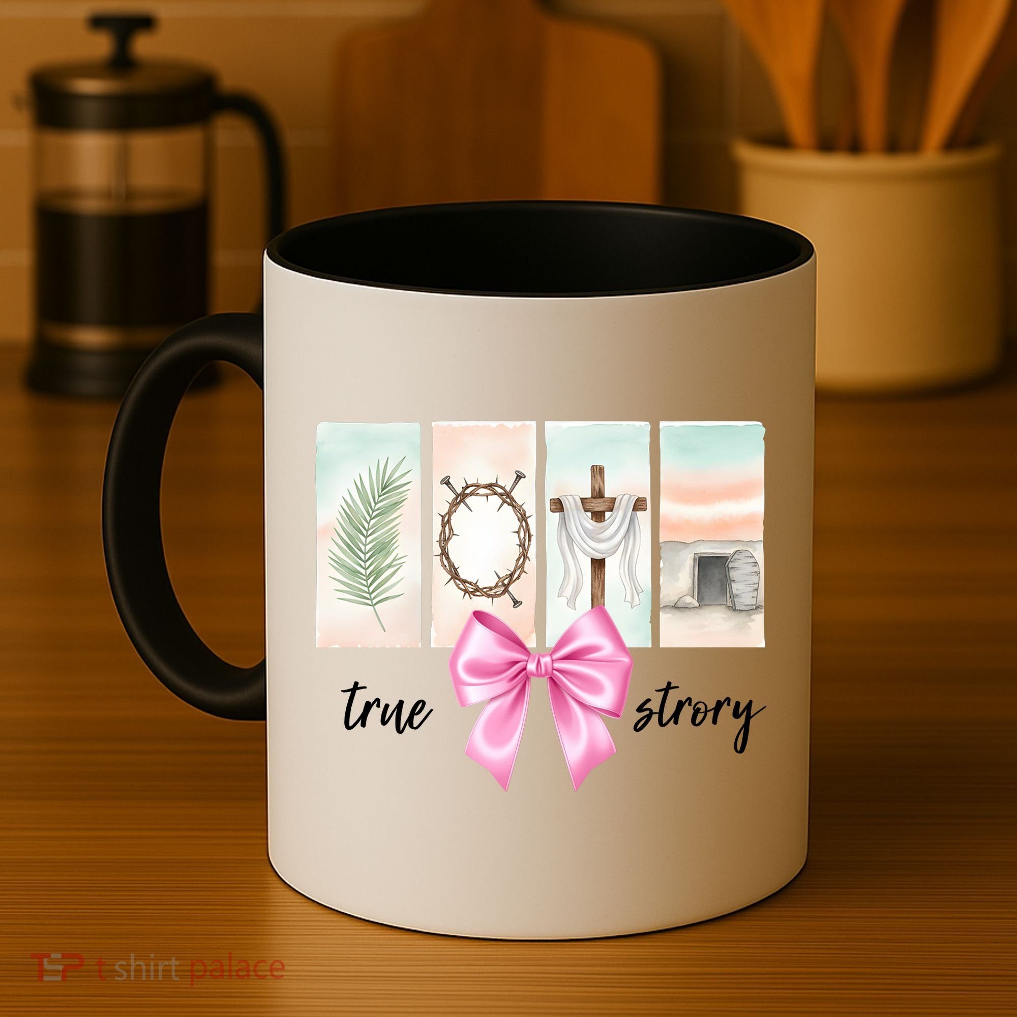Easter Coquette True Story Jesus Religious Christian Coffee Mug