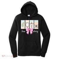 Easter Coquette True Story Jesus Religious Christian Women's Hoodie thumb 0
