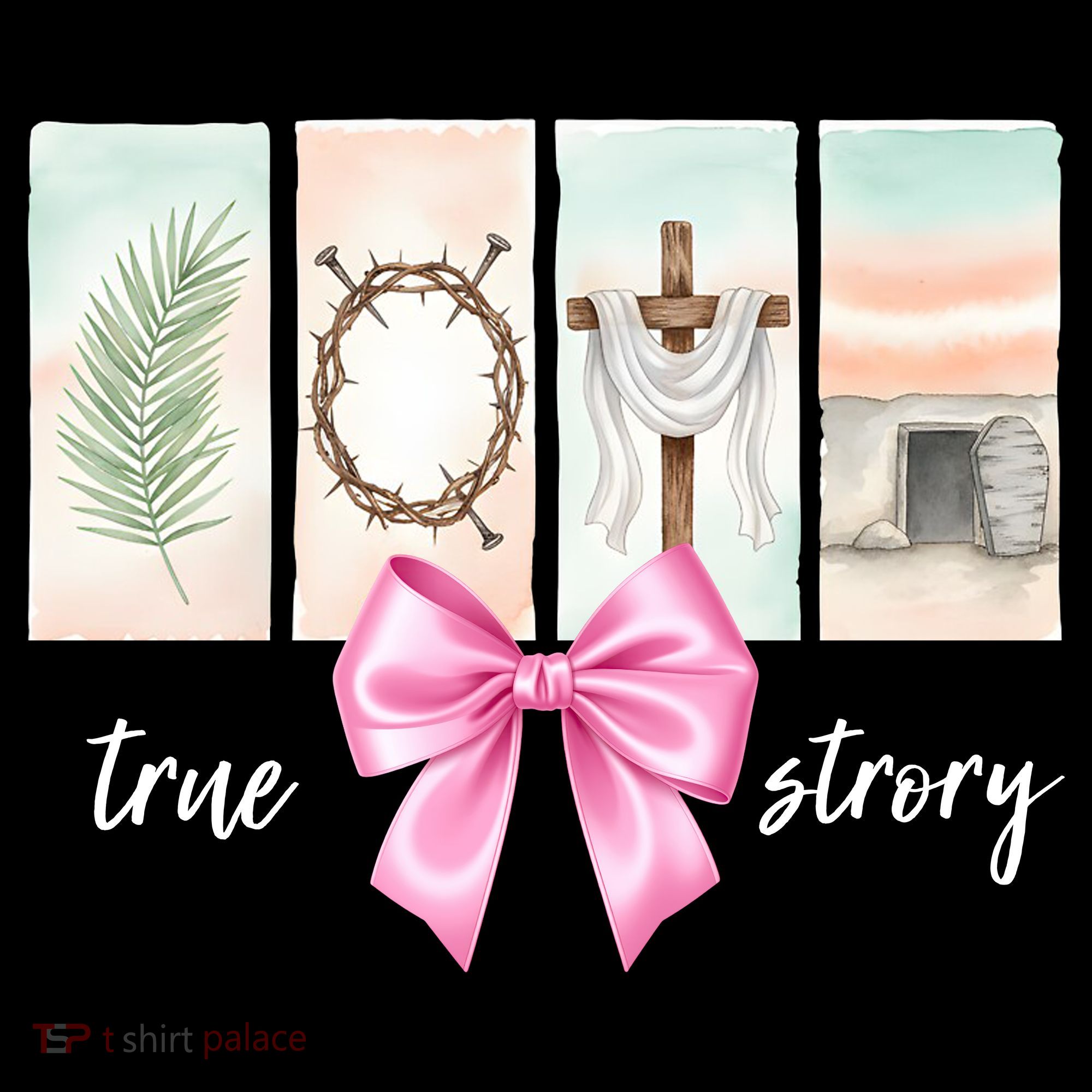 Easter Coquette True Story Jesus Religious Christian Women's Hoodie