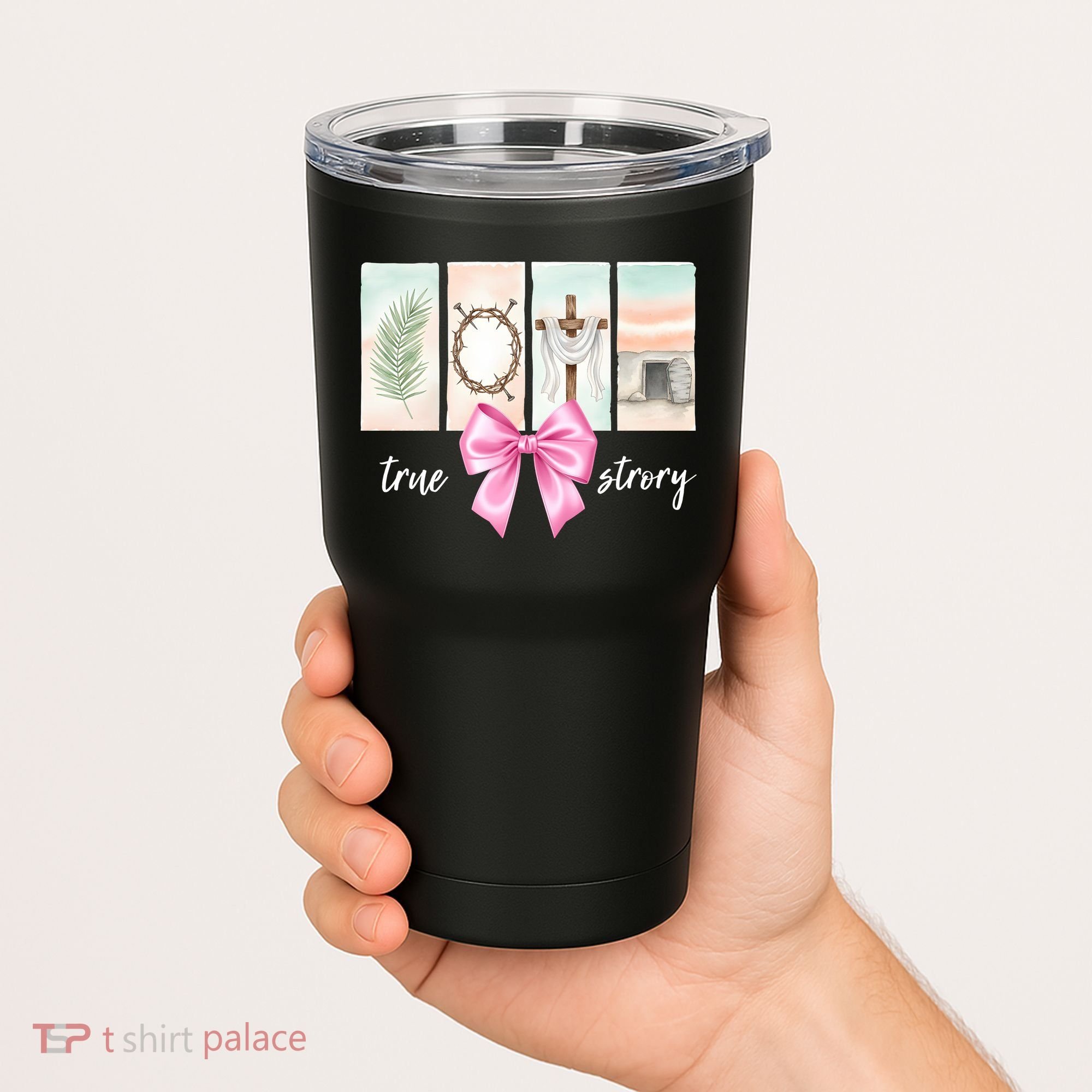 Easter Coquette True Story Jesus Religious Christian Tumbler