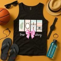 Easter Coquette True Story Jesus Religious Christian Tank Top thumb 4