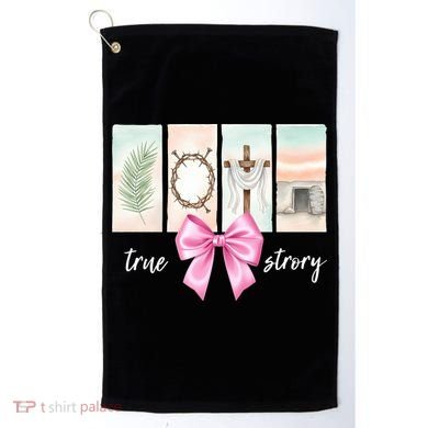 Easter Coquette True Story Jesus Religious Christian Golf Towel