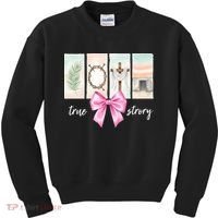 Easter Coquette True Story Jesus Religious Christian Kids Sweatshirt thumb 0