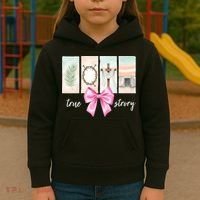 Easter Coquette True Story Jesus Religious Christian Kids Hoodie thumb 3