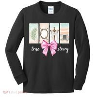 Easter Coquette True Story Jesus Religious Christian Kids Long Sleeve Shirt thumb 0