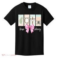 Easter Coquette True Story Jesus Religious Christian Kids T-Shirt thumb 0