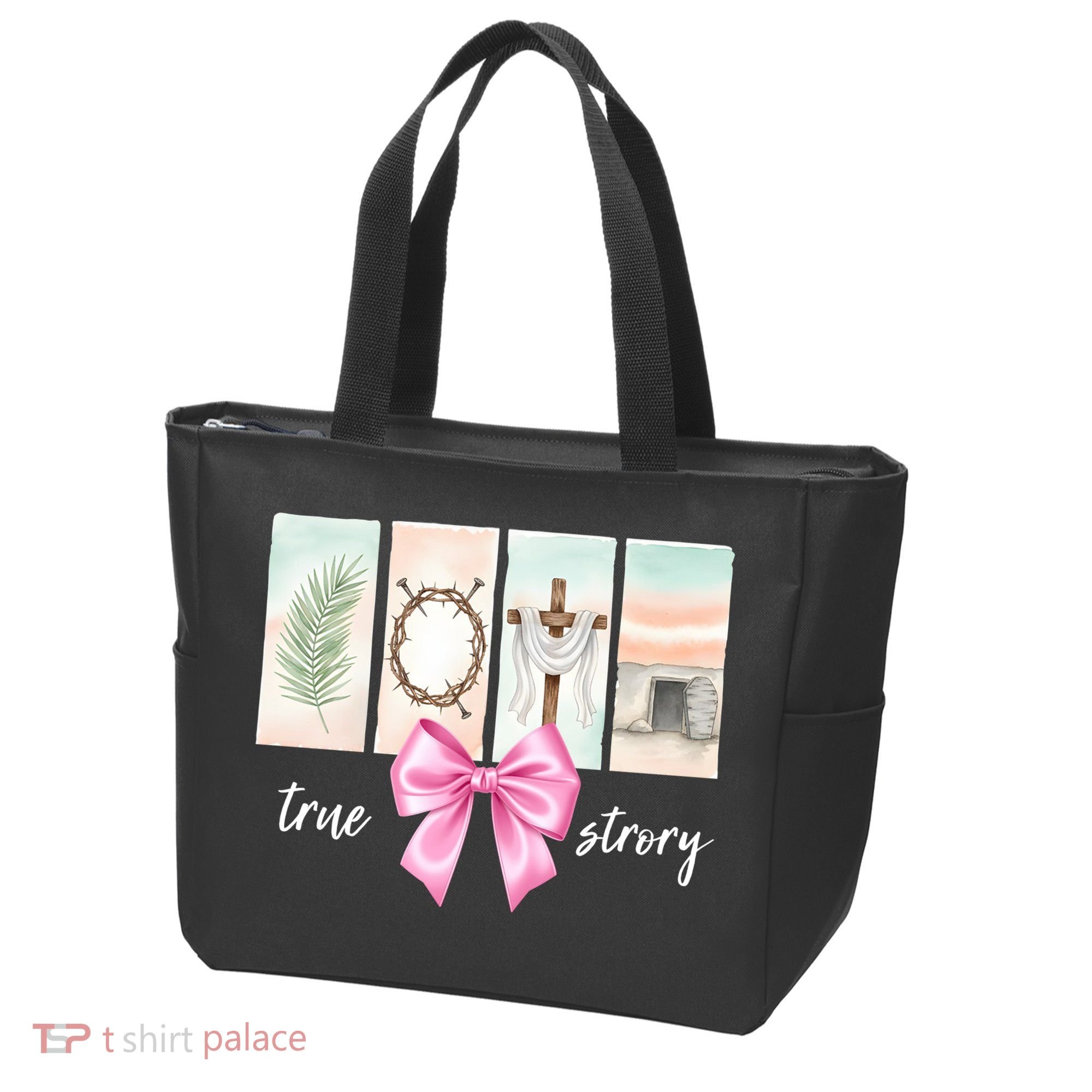 Easter Coquette True Story Jesus Religious Christian Tote Bag