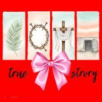 Easter Coquette True Story Jesus Religious Christian Santa Hat thumb 1