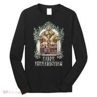 Eucharistic Consecration Traditional Latin Mass Catholic Long Sleeve Shirt thumb 0