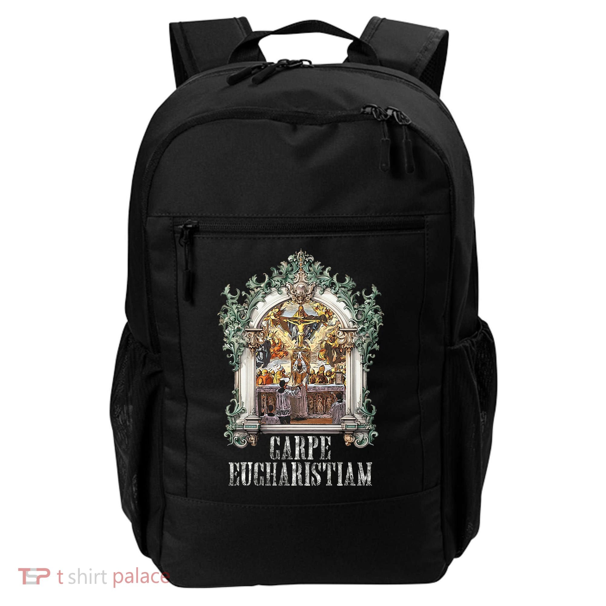 Eucharistic Consecration Traditional Latin Mass Catholic Backpack