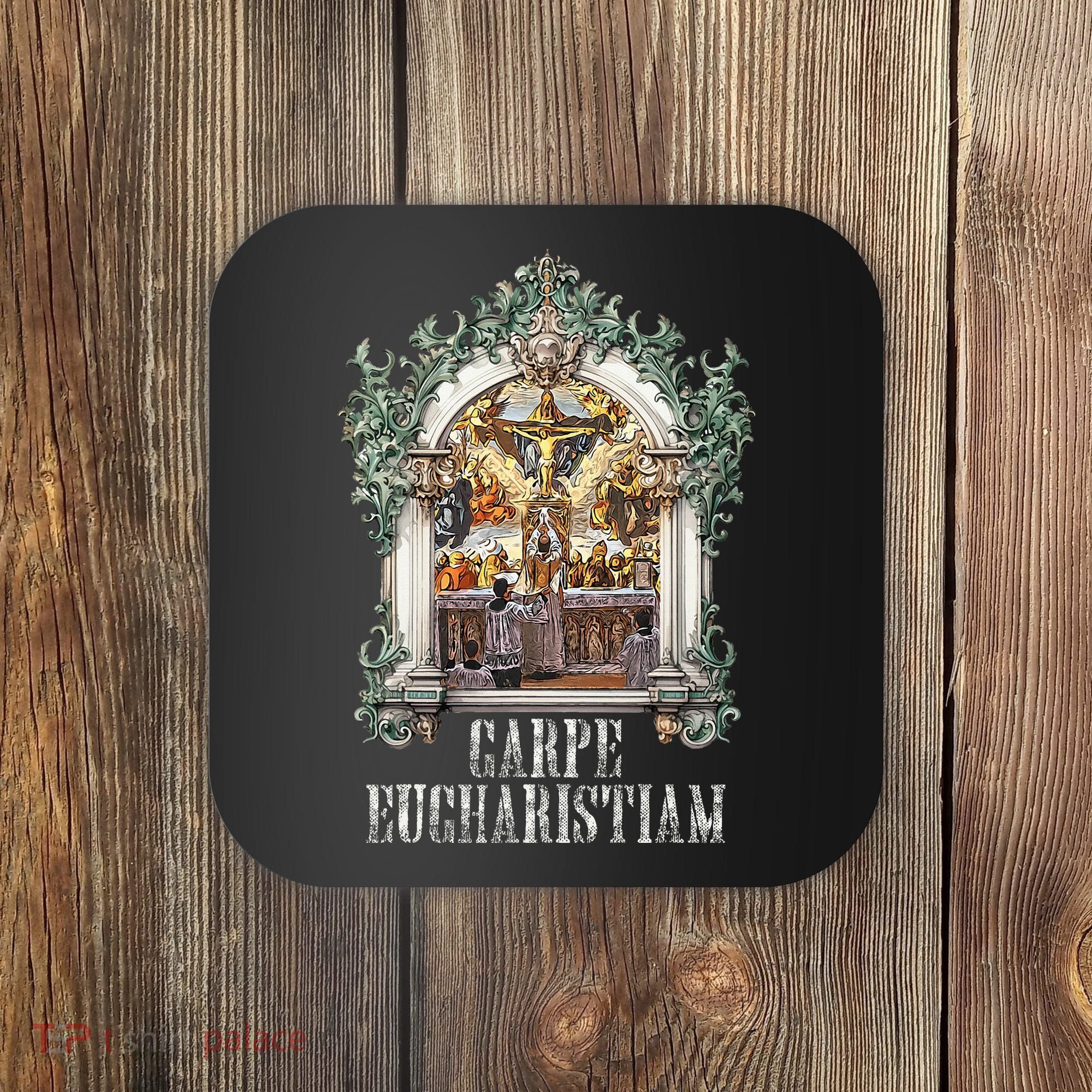 Eucharistic Consecration Traditional Latin Mass Catholic Coaster