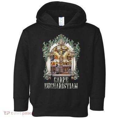 Eucharistic Consecration Traditional Latin Mass Catholic Toddler Hoodie