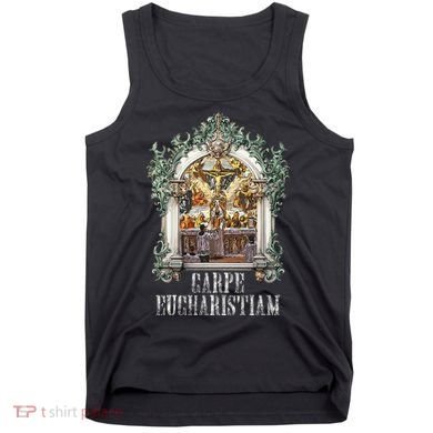 Eucharistic Consecration Traditional Latin Mass Catholic Tank Top