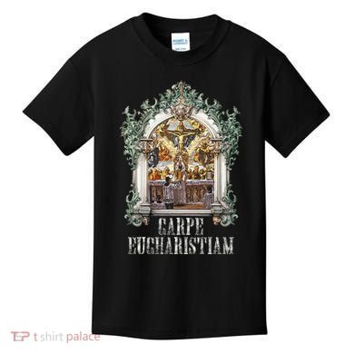Eucharistic Consecration Traditional Latin Mass Catholic Kids T-Shirt