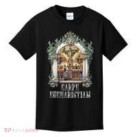 Eucharistic Consecration Traditional Latin Mass Catholic Kids T-Shirt thumb 0