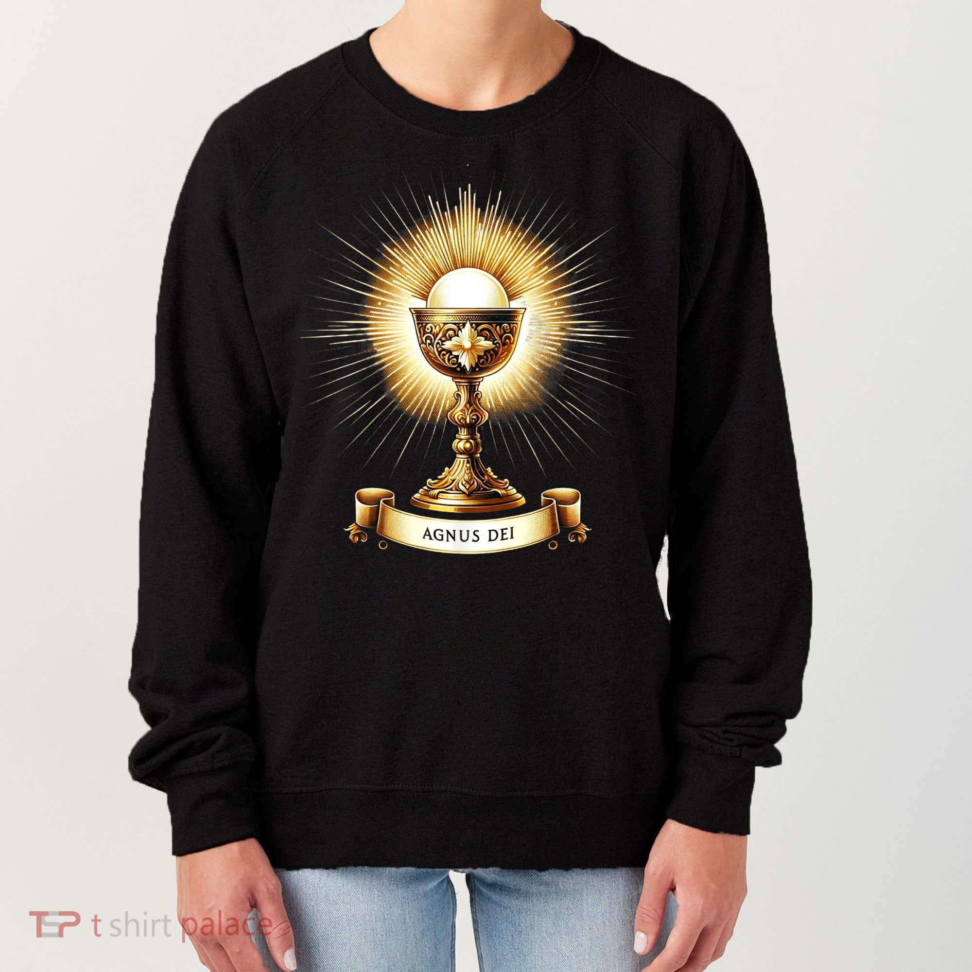 Eucharistic Consecration Traditional Latin Mass Catholic Women's Sweatshirt