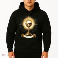 Eucharistic Consecration Traditional Latin Mass Catholic Hoodie thumb 2