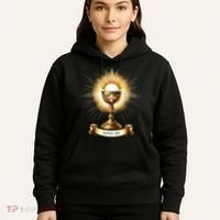 Eucharistic Consecration Traditional Latin Mass Catholic Hoodie thumb 5
