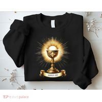 Eucharistic Consecration Traditional Latin Mass Catholic Sweatshirt thumb 2