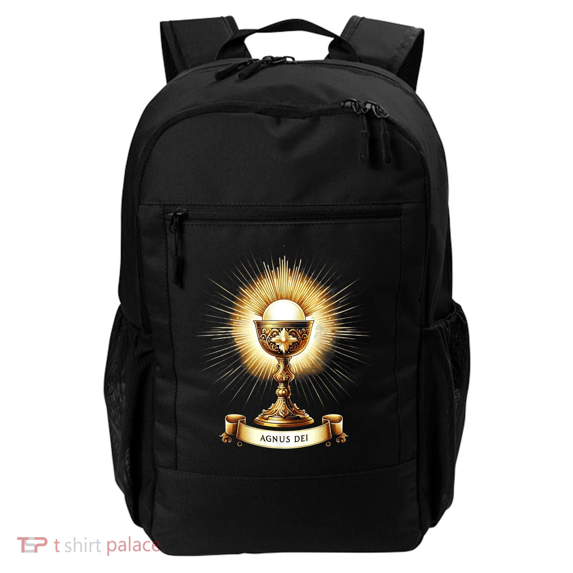 Eucharistic Consecration Traditional Latin Mass Catholic Backpack