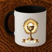 Eucharistic Consecration Traditional Latin Mass Catholic Coffee Mug thumb 2