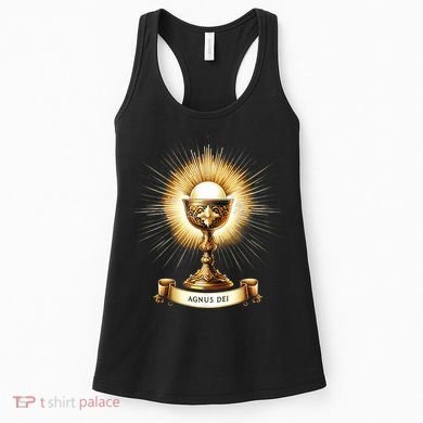 Eucharistic Consecration Traditional Latin Mass Catholic Women's Tank Top