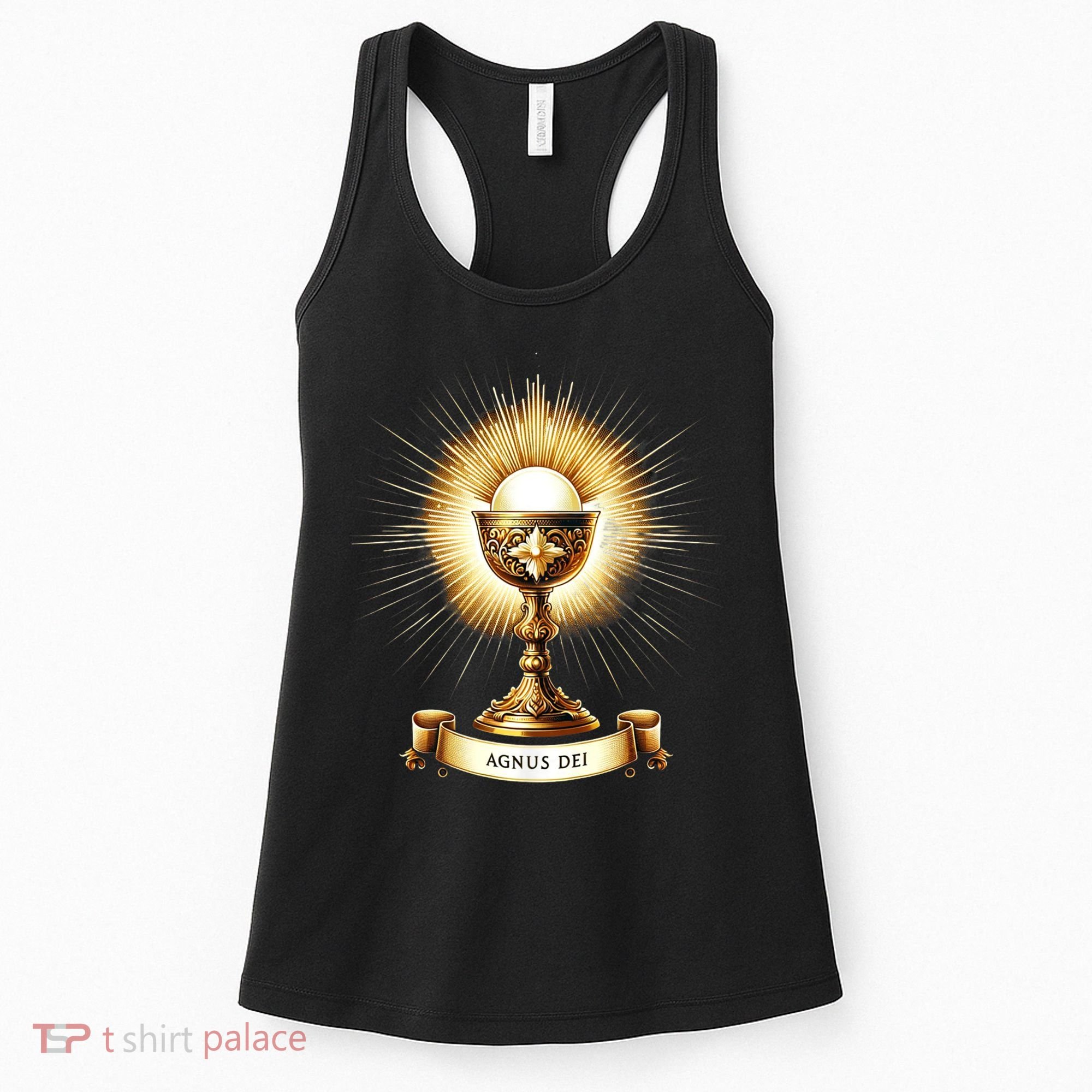 Eucharistic Consecration Traditional Latin Mass Catholic Women's Tank Top