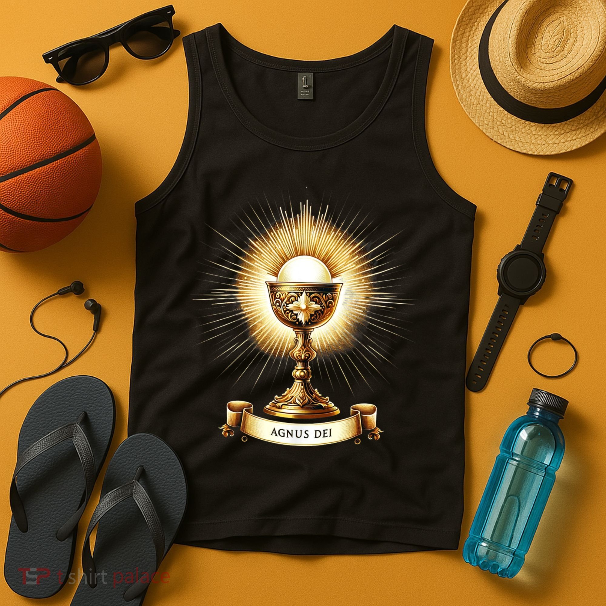 Eucharistic Consecration Traditional Latin Mass Catholic Tank Top
