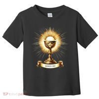 Eucharistic Consecration Traditional Latin Mass Catholic Toddler T-Shirt thumb 0