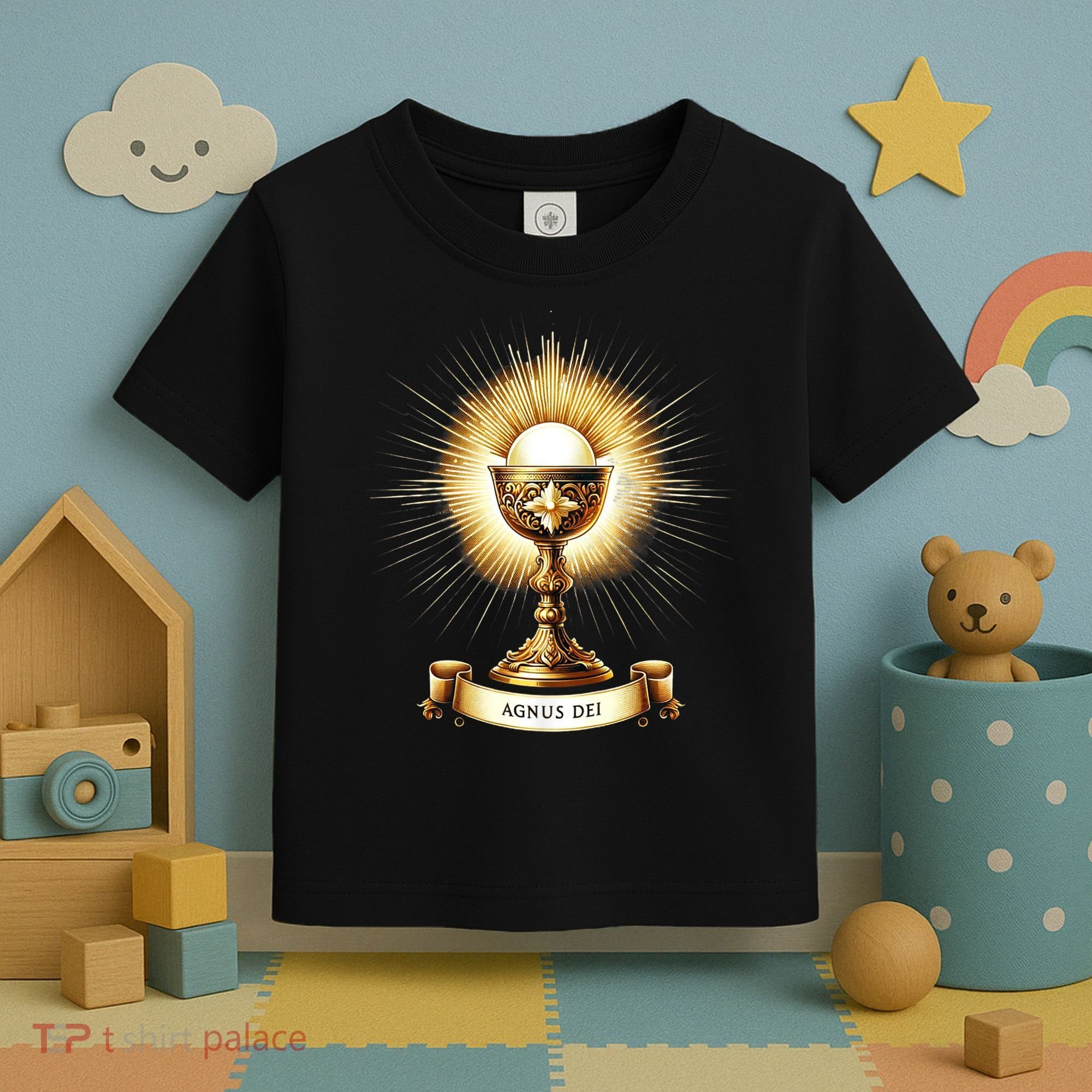 Eucharistic Consecration Traditional Latin Mass Catholic Toddler T-Shirt