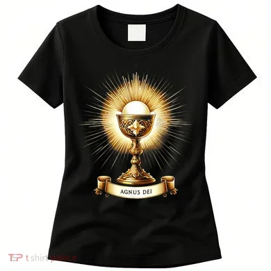 Eucharistic Consecration Traditional Latin Mass Catholic Women's T-Shirt