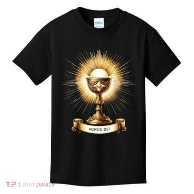 Eucharistic Consecration Traditional Latin Mass Catholic Kids T-Shirt