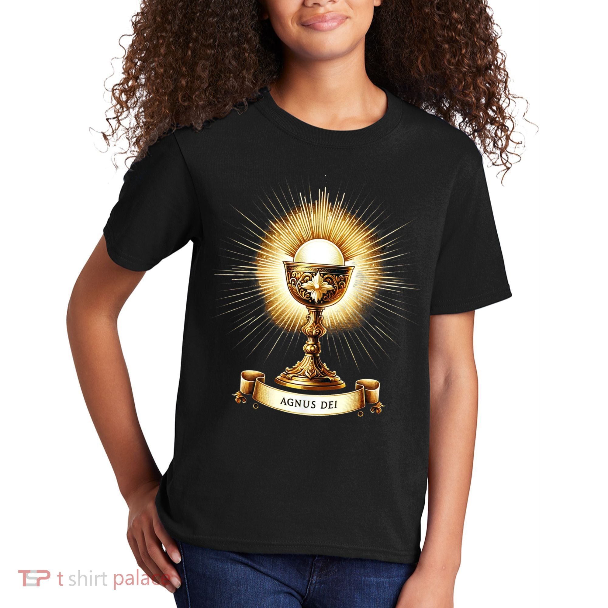 Eucharistic Consecration Traditional Latin Mass Catholic Kids T-Shirt