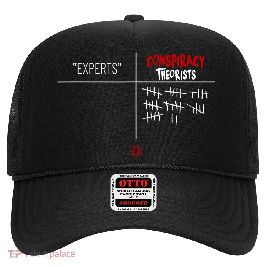 Experts Conspiracy Theorists White And Red Text Hat