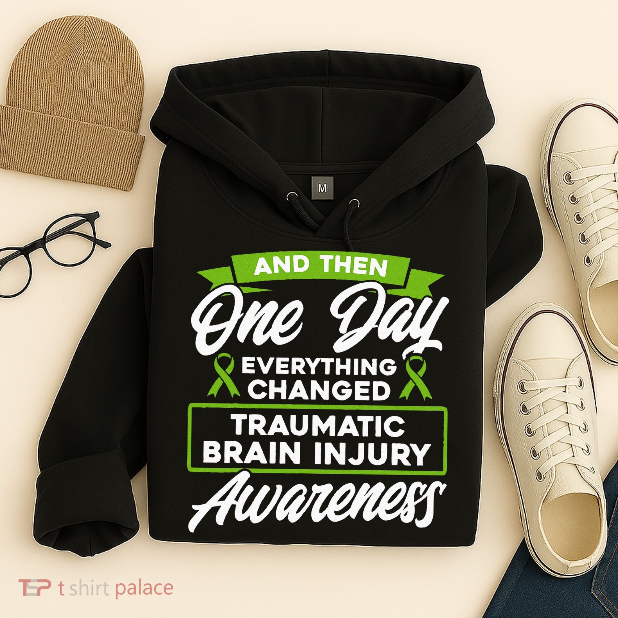 Everything Changed Traumatic Brain Injury Awareness Hoodie